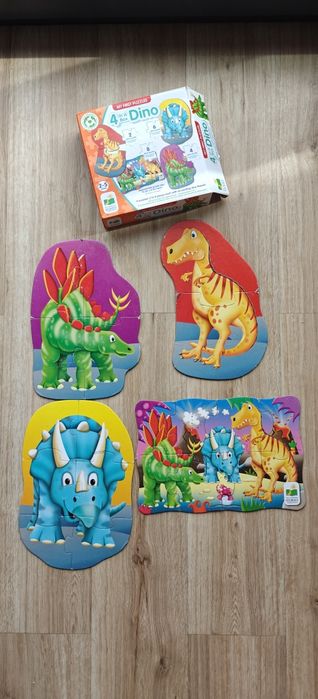 Pierwsze puzzle dinozaury.