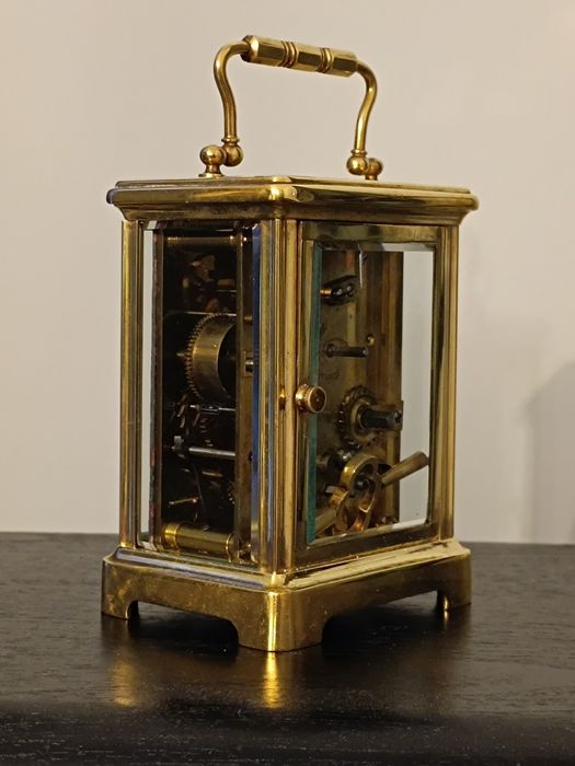 Francuski zegar powozowy, oficerski, kareciak.