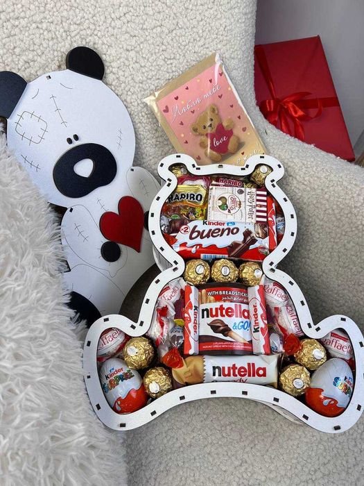 Сладкий бокс с конфетами на подарок для любимой, ребенка, жены, мамы