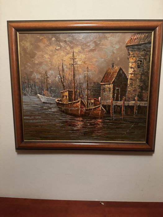 Obraz olej na Płutnie