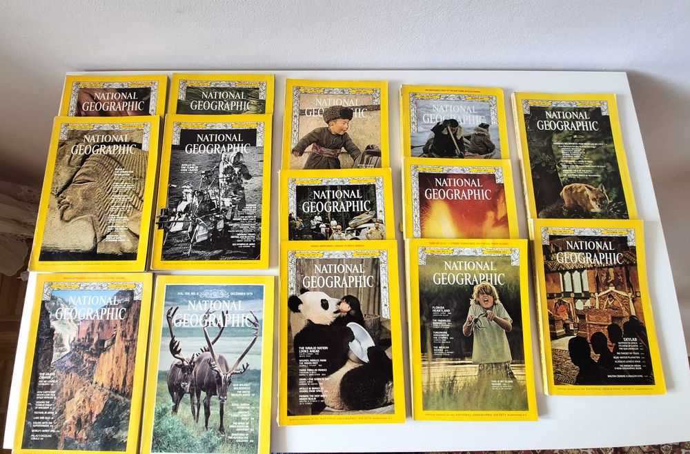 czasopismo National Geographic lata 70