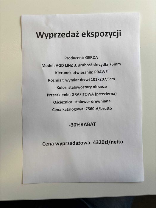 Drzwi zewnętrzne Gerda #z51,#z60