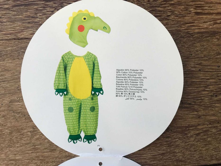Fantasia de dinossauro para criança