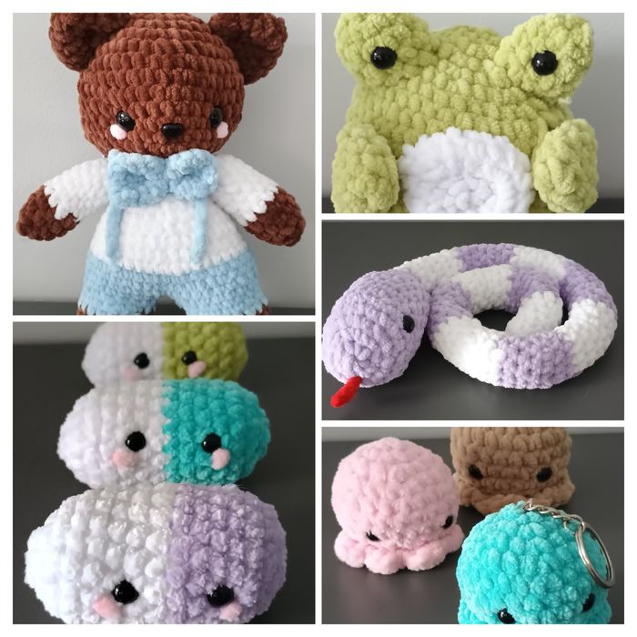 Ręcznie robione maskotki