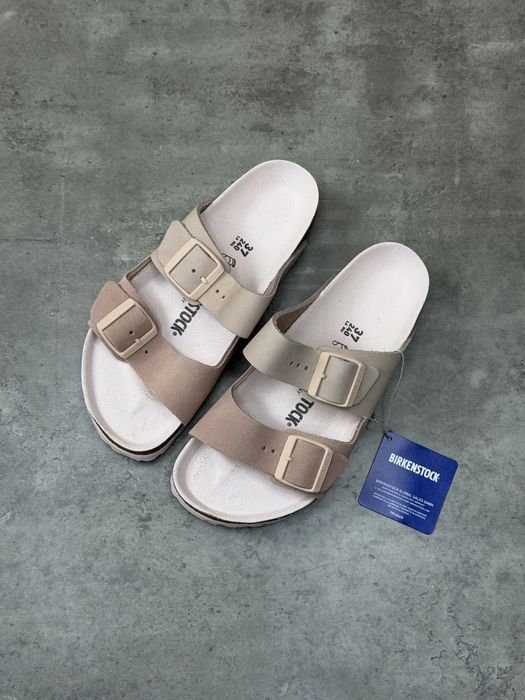 Birkenstock Arizona Pink Leather оригінал біркенштом замша нубук