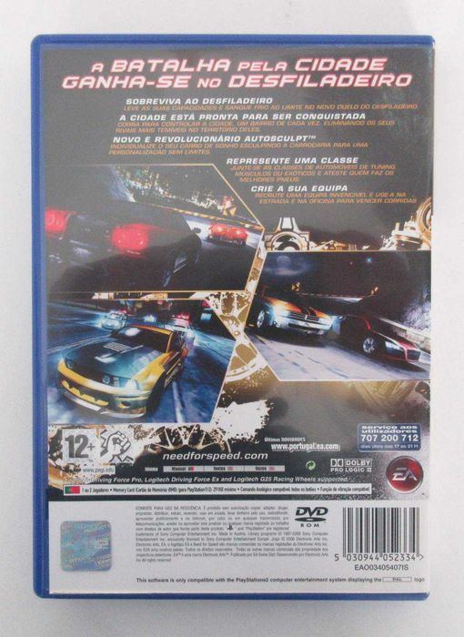 Playstation 2 - Need For Speed Carbon (Inclui Manual)