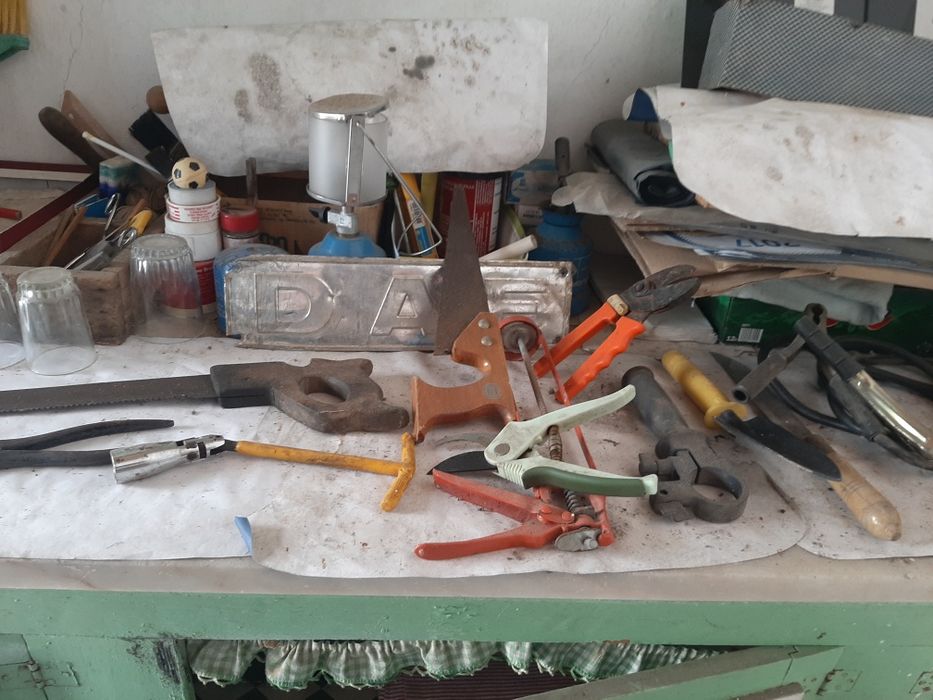 Ferramentas em bom estado,para utilização.