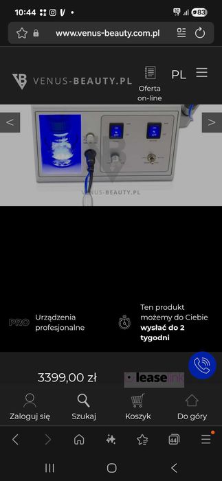 Frezarka podologiczna z pochłaniaczem i natryskiem