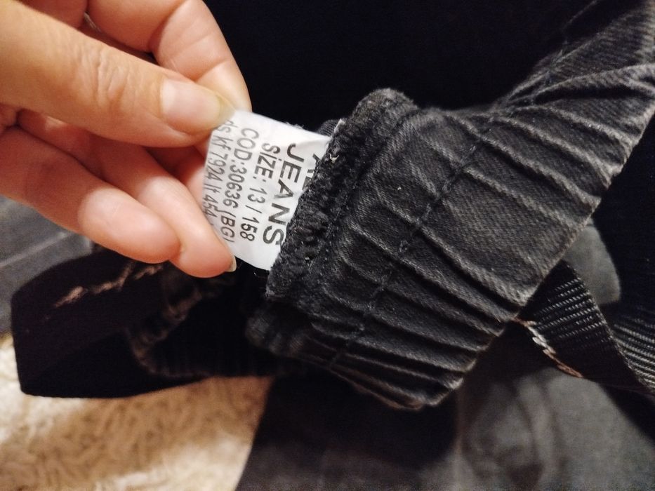 Чорні джинси на зріст 155