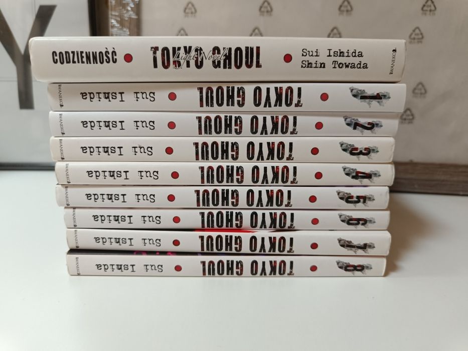 Manga Tokyo Ghoul 1-8 + Novela