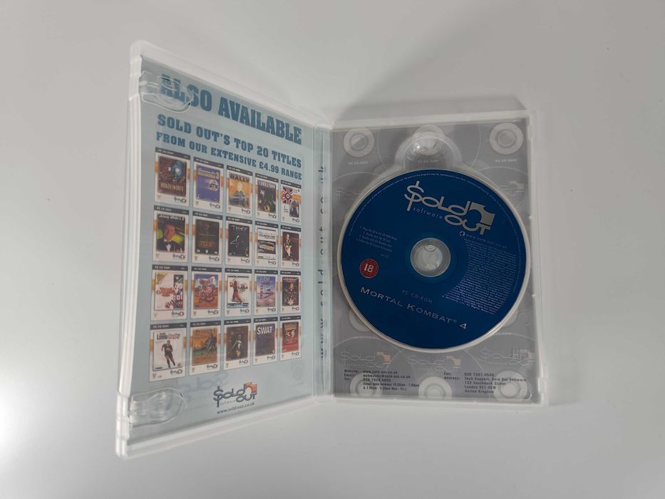 Mortal Kombat 4 PC CD ROM