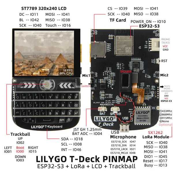 Lilygo t-deck esp