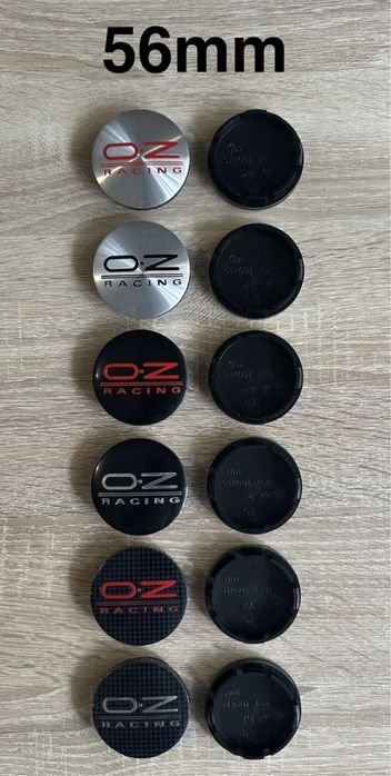Conjunto 4 Centros OZ Racing 56mm 60mm 65mm 68mm
