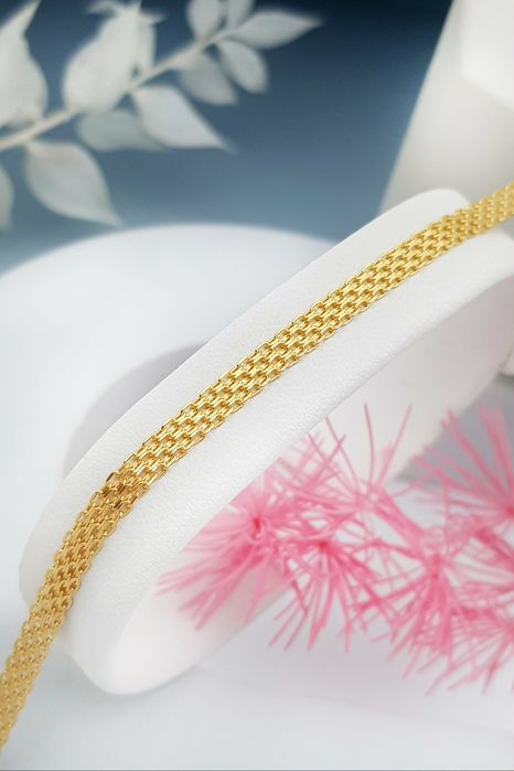 Bismarc. Bransoletka złota. Próba złota 585