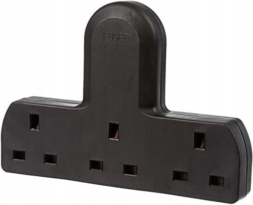 outlet adapter invero 3-drożny rozdzielacz gniazda 13a uk
