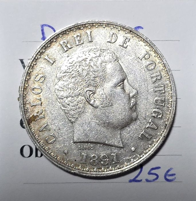 500 reis 1891 D.carlos i