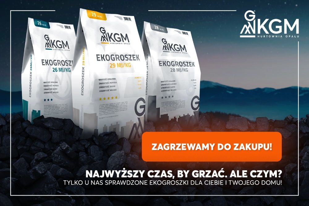 Groszek KGM 29MJ NAJMOCNIEJSZY 1770zl ekogroszek
