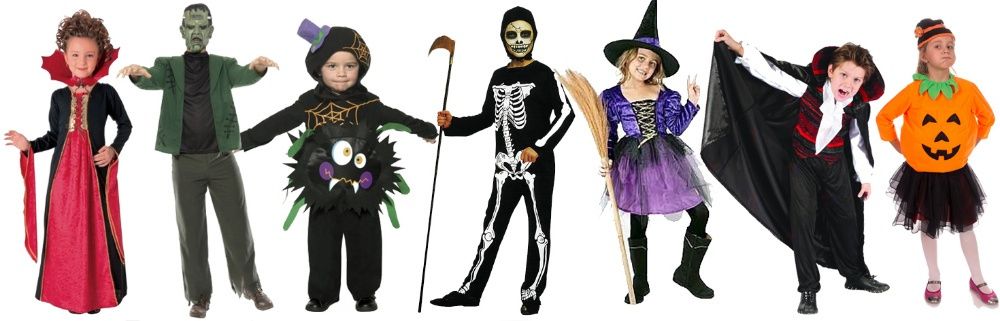 Strój HALLOWEEN dynia, pająk, kościotrup, wiedźma, nietoperz, drakula