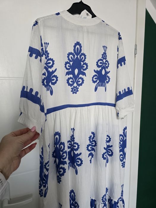 Cudna boho folk komunie wesela 46 48 maxi