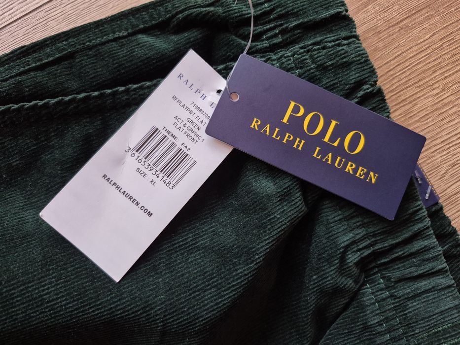 Spodnie Sztruksowe Męskie Ralph Lauren XL