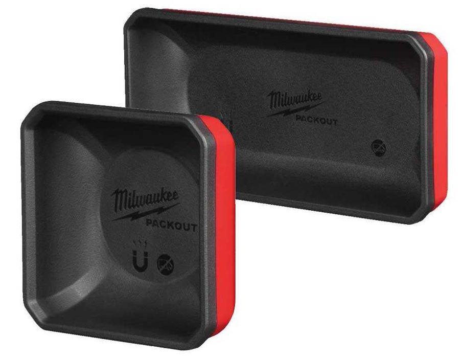 Магнітна тарілка MILWAUKEE PACKOUT — 100×200 та 100×100 мм