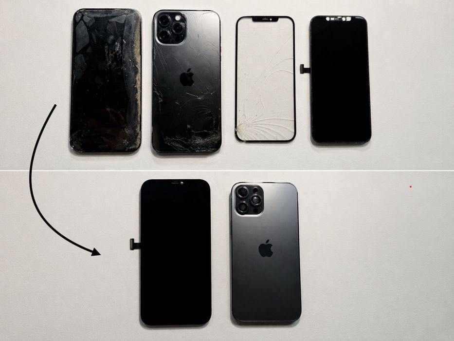 Замена дисплея iPhone Xs 11 12 13 14 Pro Max 15 16 17 Plus экрана ремонт айфон екран с установкой модуль стекло