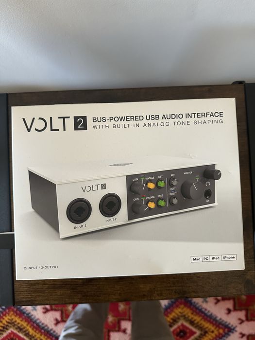 Universal Audio Volt 2 – Interface Áudio USB-C | Como Nova