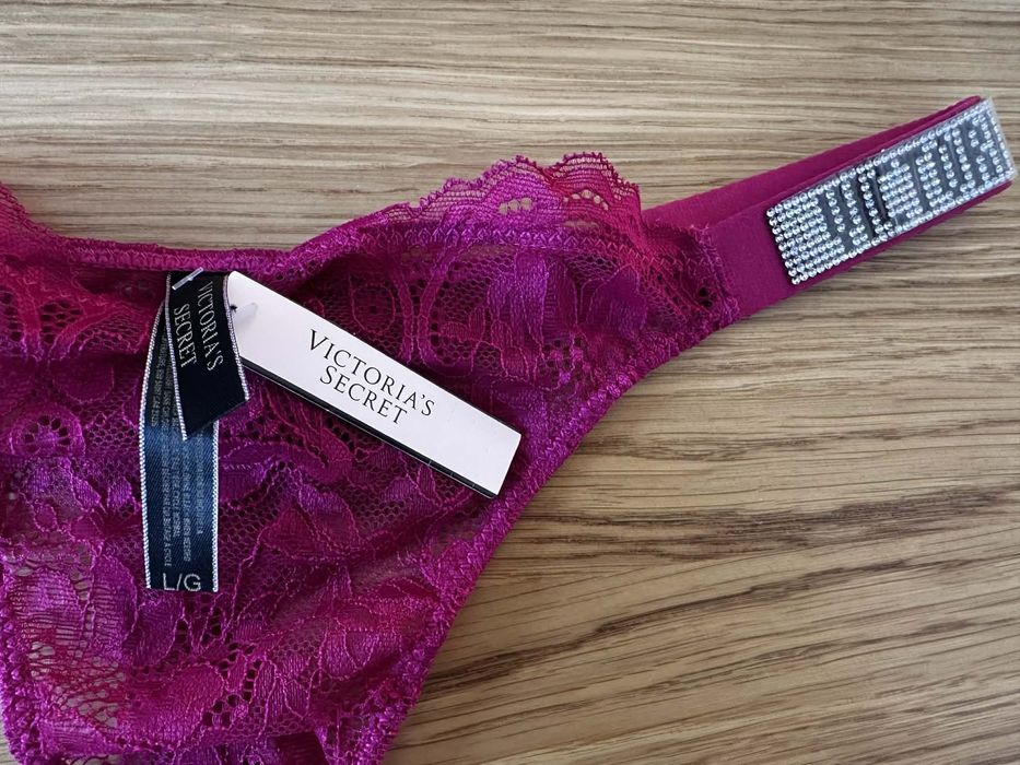 Komplet bielizny Victoria’s Secret C85 85C stanik + stringi 36C