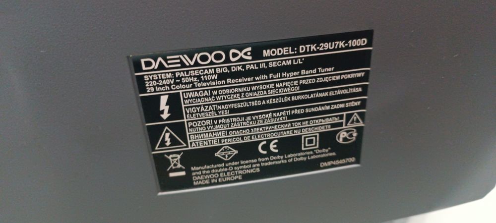 Telewizor kineskopowy Daewoo