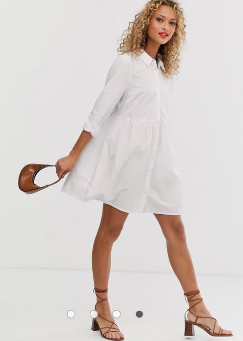 Білосніжна сукня asos design uk 8