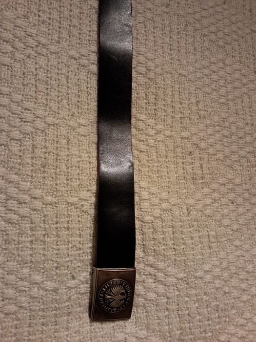 Pas skórzany wojskowy