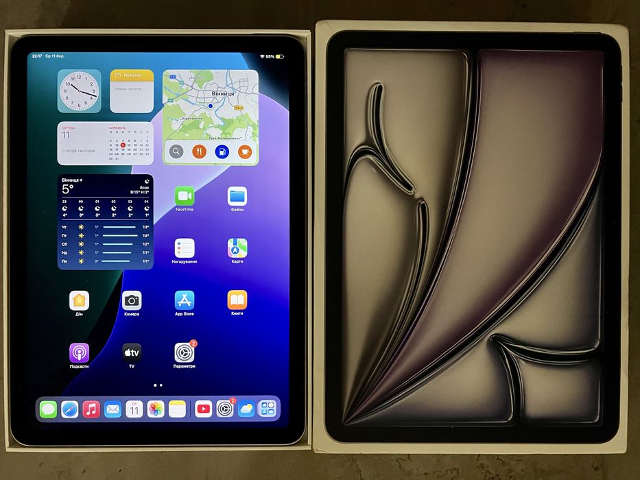 Планшет Apple iPad Air 11 2025 (M3) Wi-Fi 128GB Space Grey