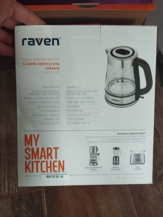 Raven Czajnik elektryczny Nowy