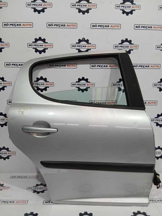PORTA TRASEIRA DIREITA CINZA PEUGEOT 207 1.6HDI  ANO: 2008