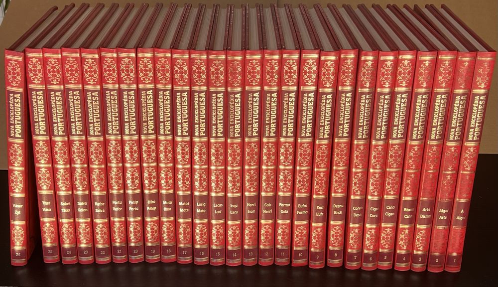 Coleção Completa Nova Enciclopédia Portuguesa (26 Volumes) – Ediclube 1991