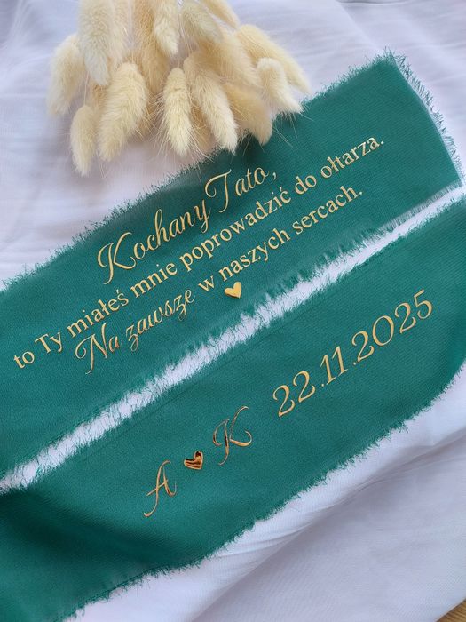 Wstążka do bukietu ślubnego/samochodu