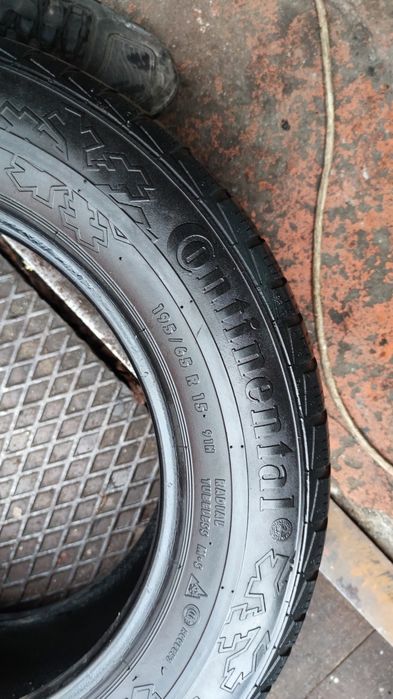 opony zima 195x65x15 CONTINENTAL 2szt 150zł i inne