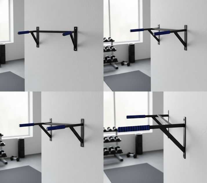 Настінні Бруси SAB 55 см | Суцільнозварні, Посилені, Нековзкі Ручки