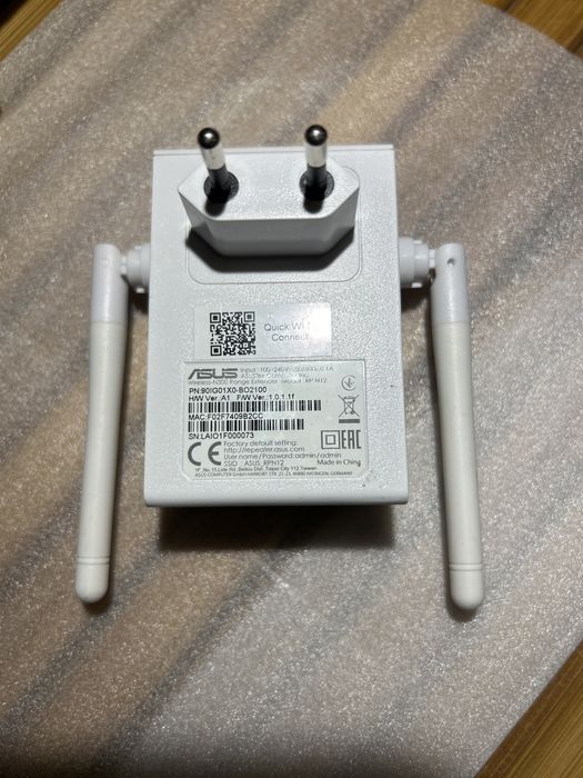 Asus RP-N12 N300 WiFi Signal Repeater64283900057985122