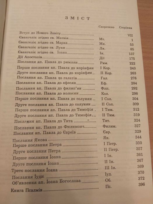 Новий завіт з додаванням Псалмів