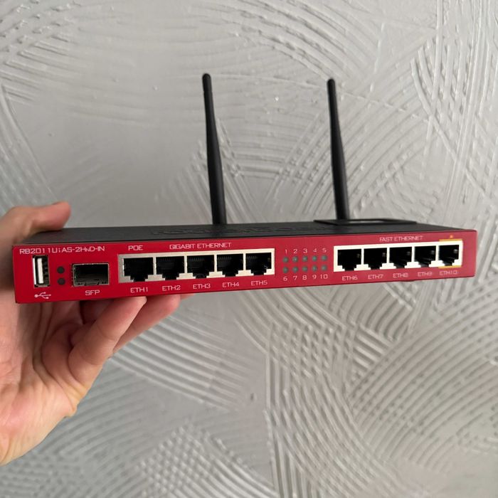 Роутер MikroTik RB2011UiAS-2HnD-IN
