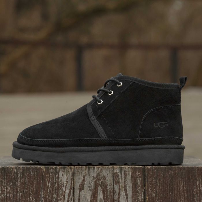 Мужские зимние угги , UGG Neumel "Black" Suede. 40-45