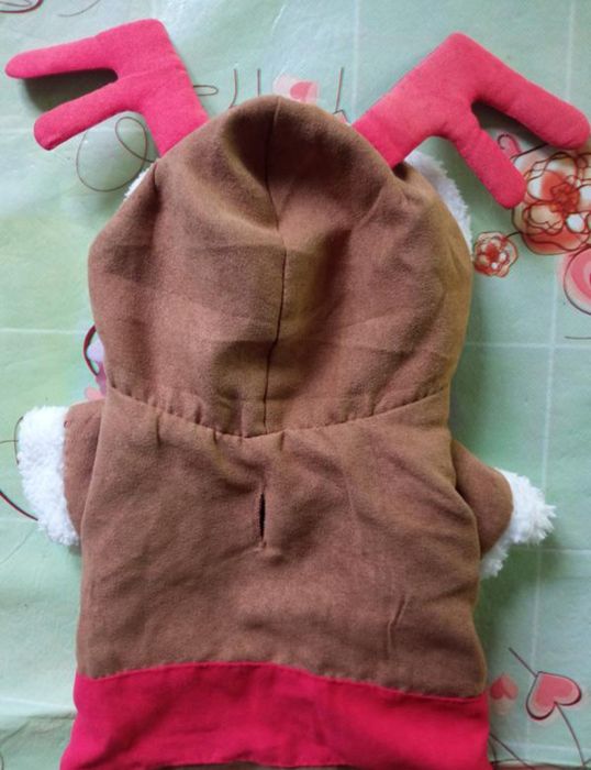 Фірмовий новорічний комбінезон   для маленької собачки