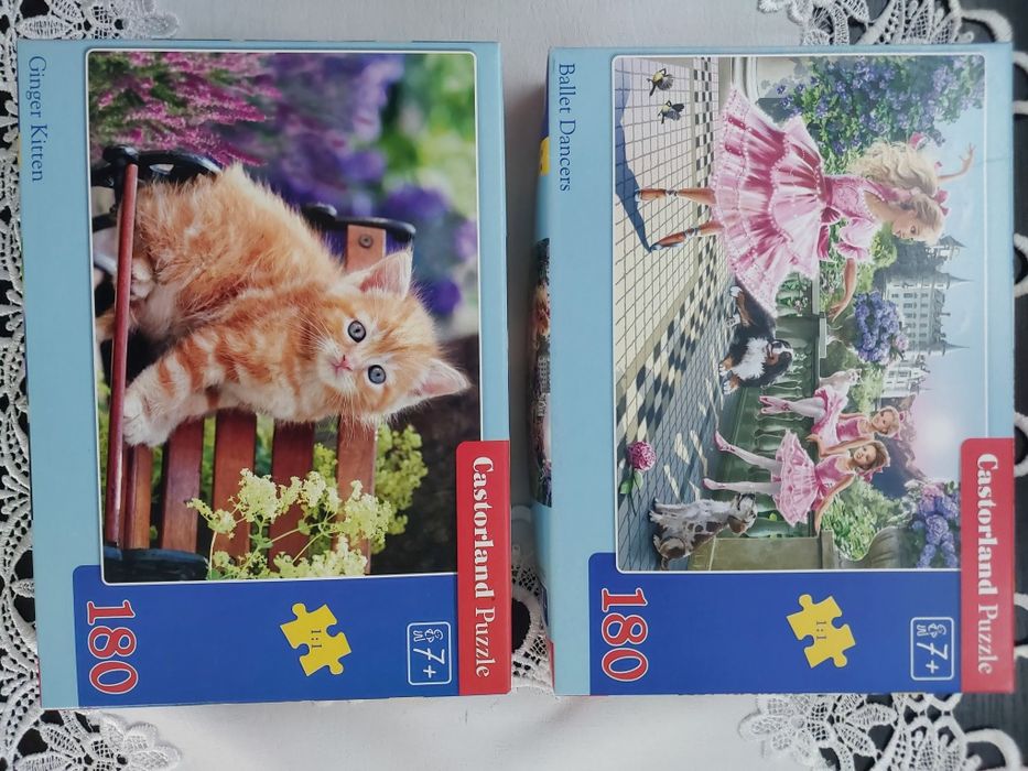 Zestaw puzzli dla dziewczynki 180 el.