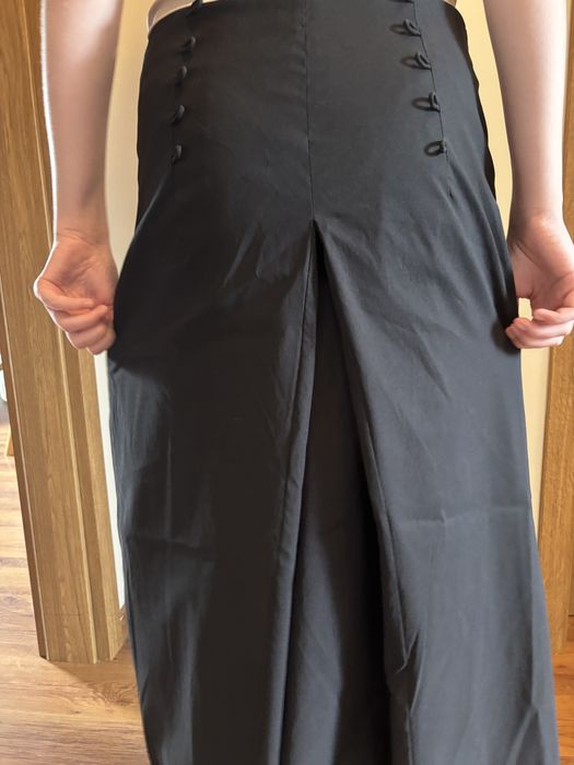 Czarna elegancka dluga spódnica mexx, sylwester