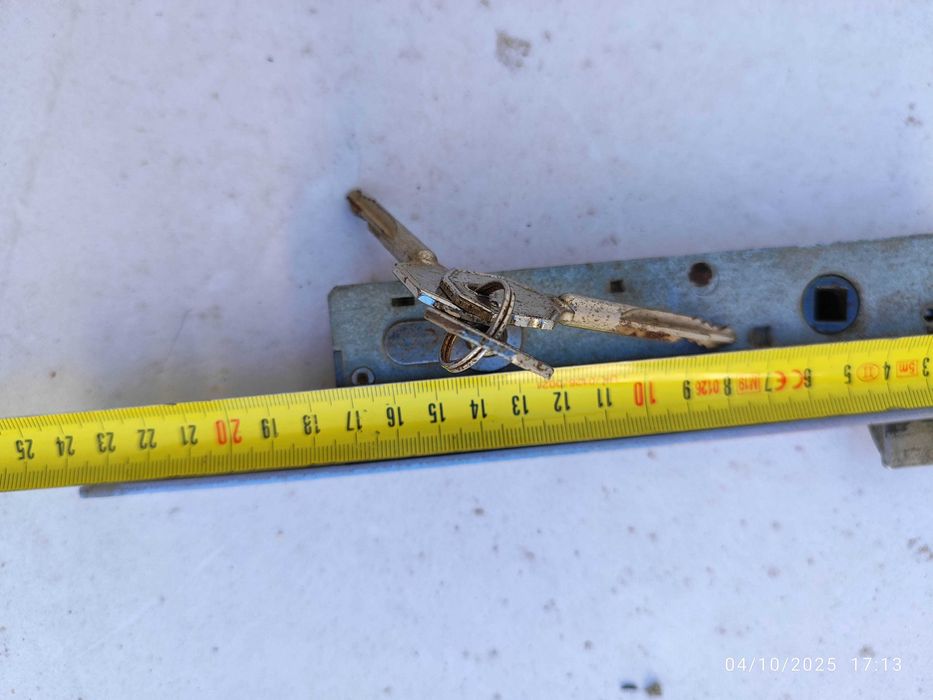 Fechadura interior de porta de aluminio