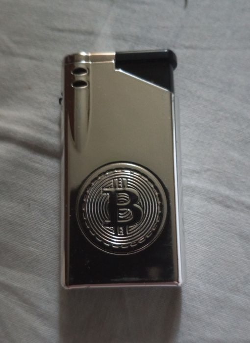 Металлическая зажигалка Биткоин.Оплата на карту 350 грн.: 350 грн