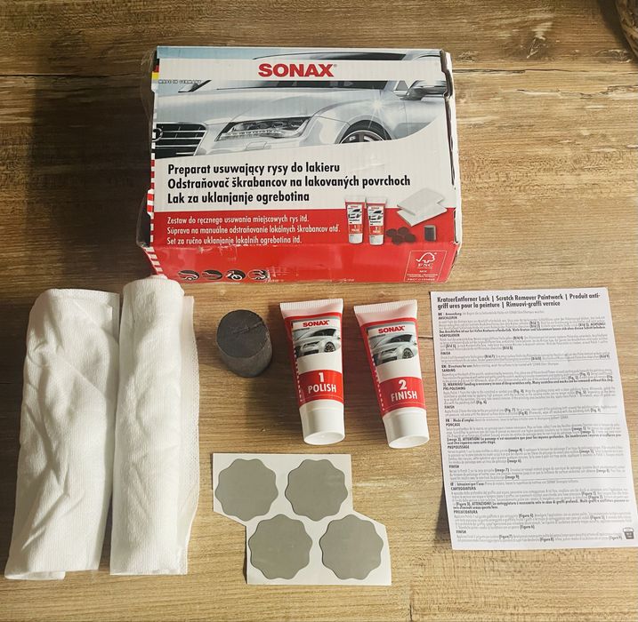 Preparat usuwający rysy do lakieru Sonax