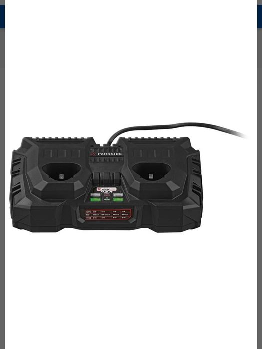 Carregador duplo 12V / 2 x 4,5A parkside