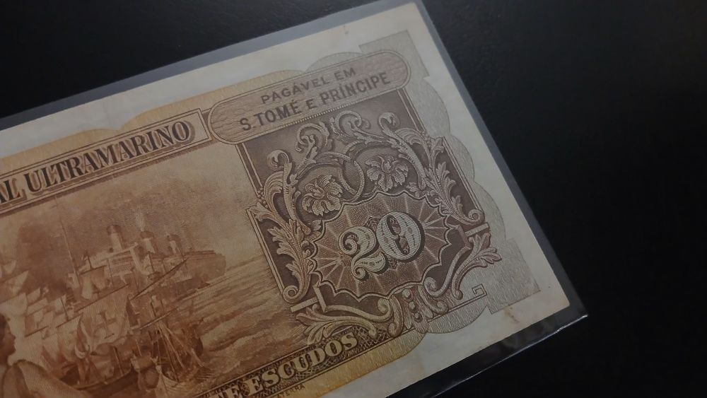 Nota de S. Tomé e Príncipe 20 Escudos de 1958